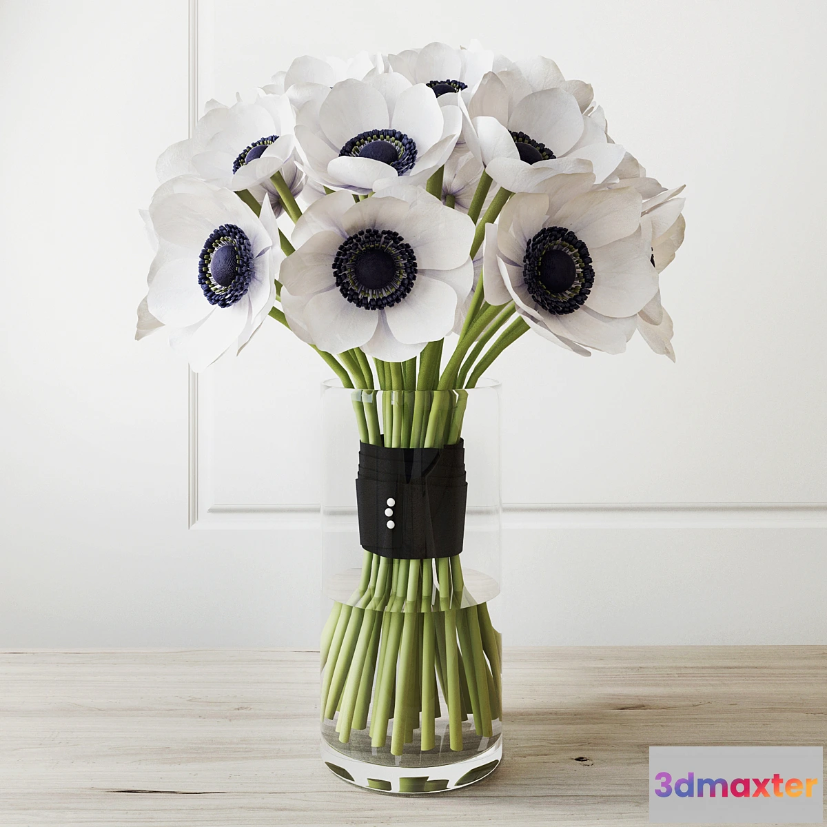 636513 - Bouquet (white anemone)