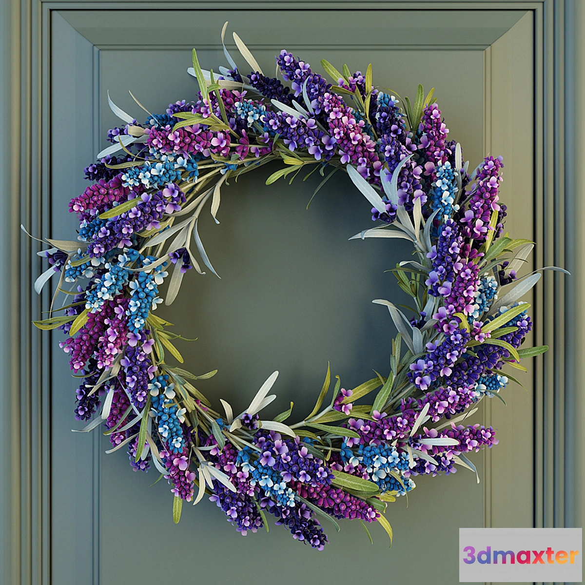 636515 - Lavender Wreath