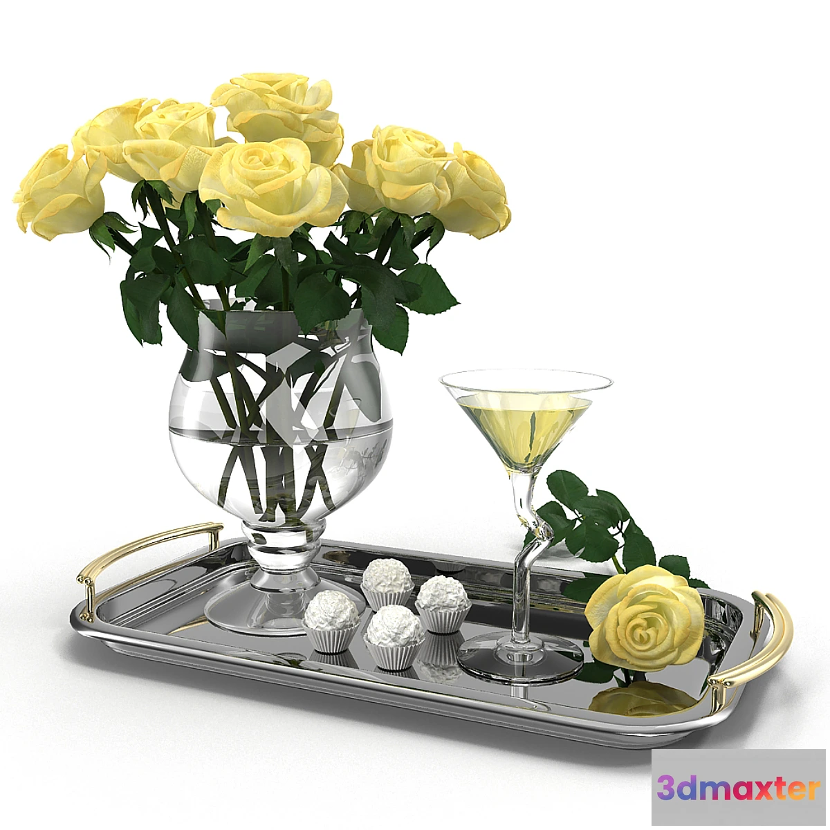 642587 - decorative composition with roses