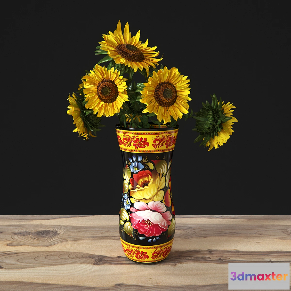 646051 - Sunflowers in a vase - No.3