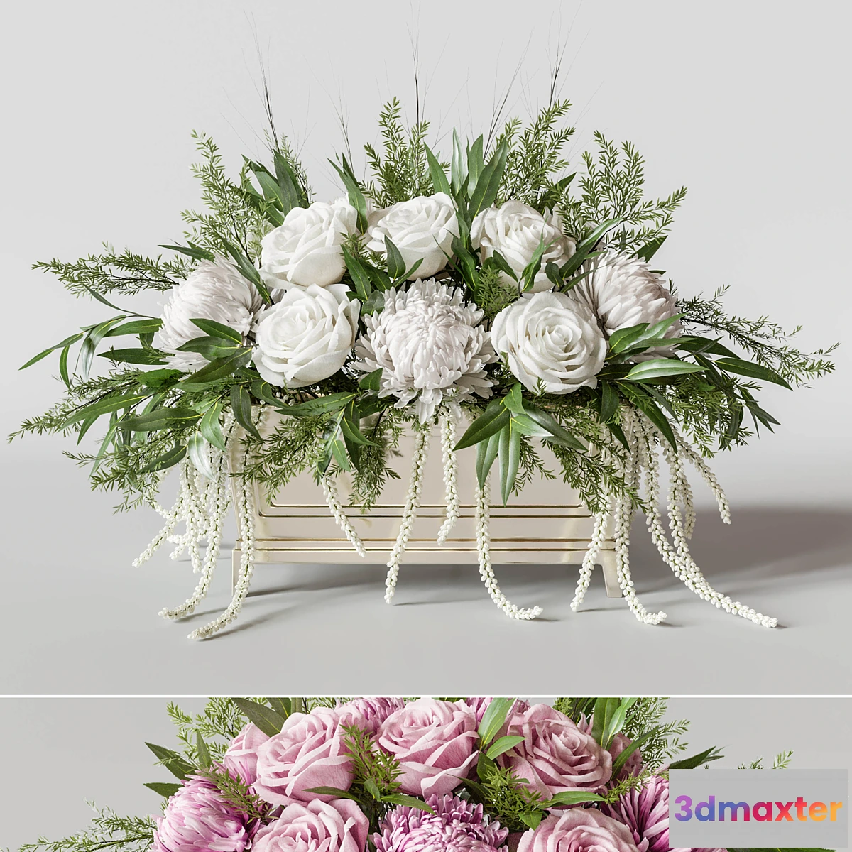 675567 - Flower Set 007 Rose and Chrysanthemum.