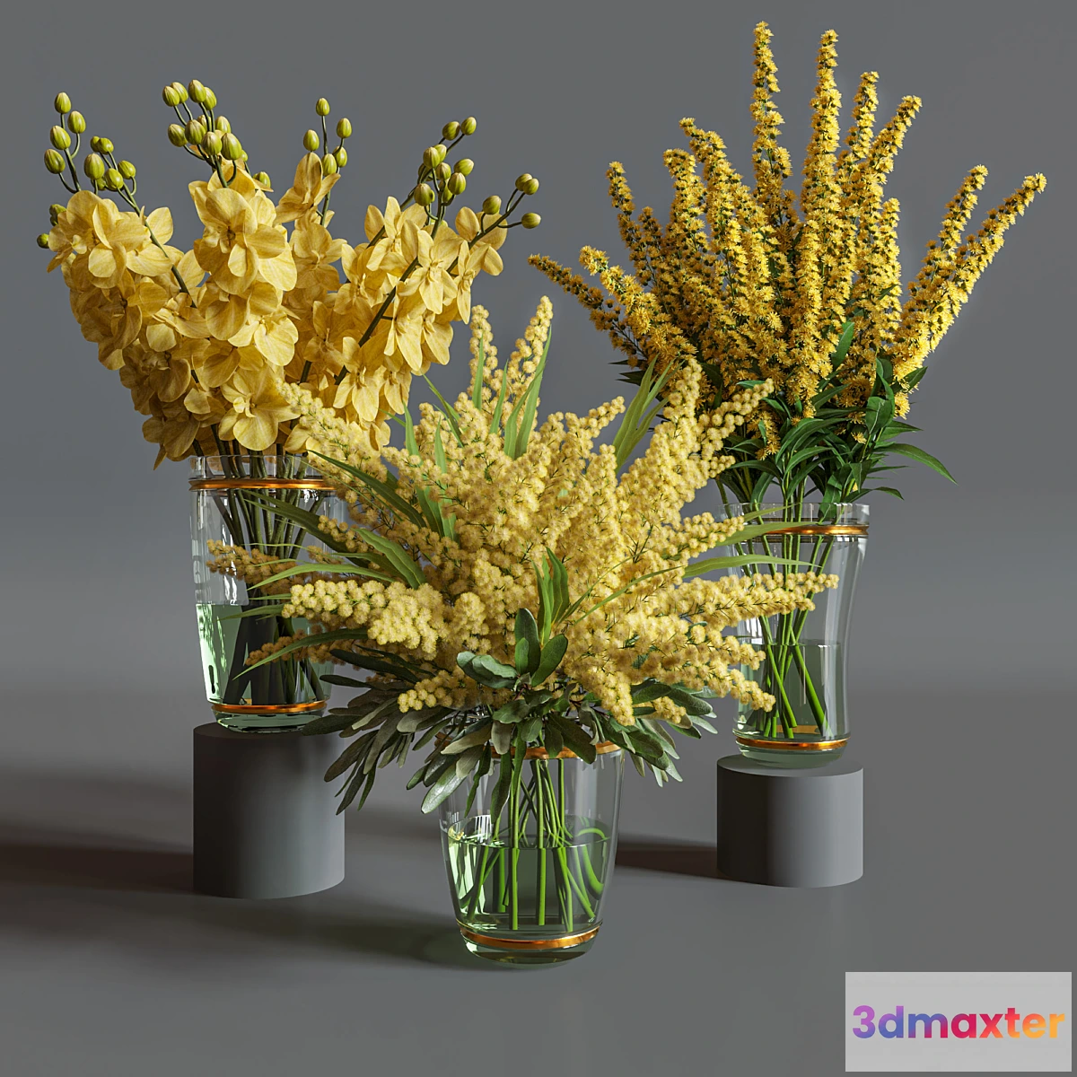 675575 - Flower Set 011 Yellow flowers.