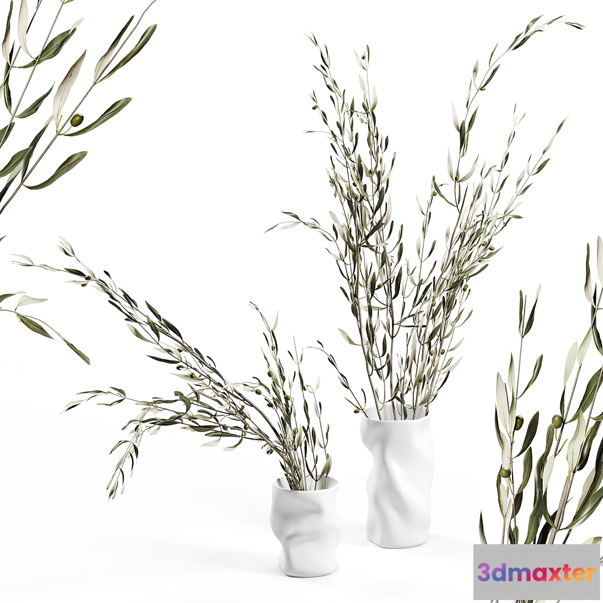 675611 - Collapse vase by Menu with branches