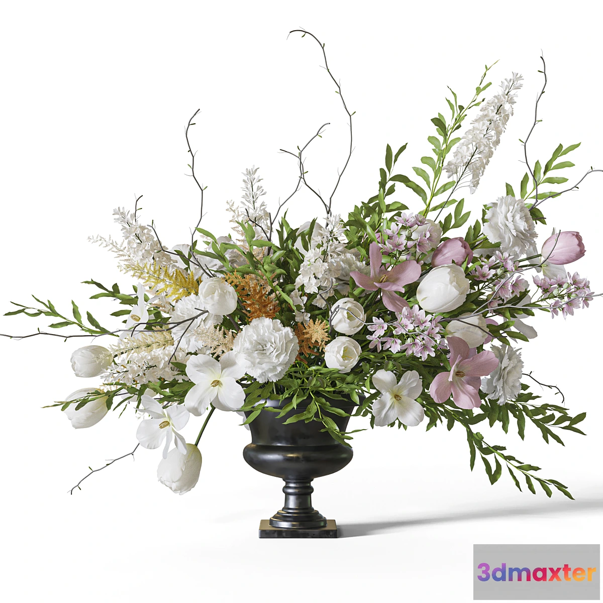 675649 - Flower Set 058 Tulips carnation delphimium astilbe