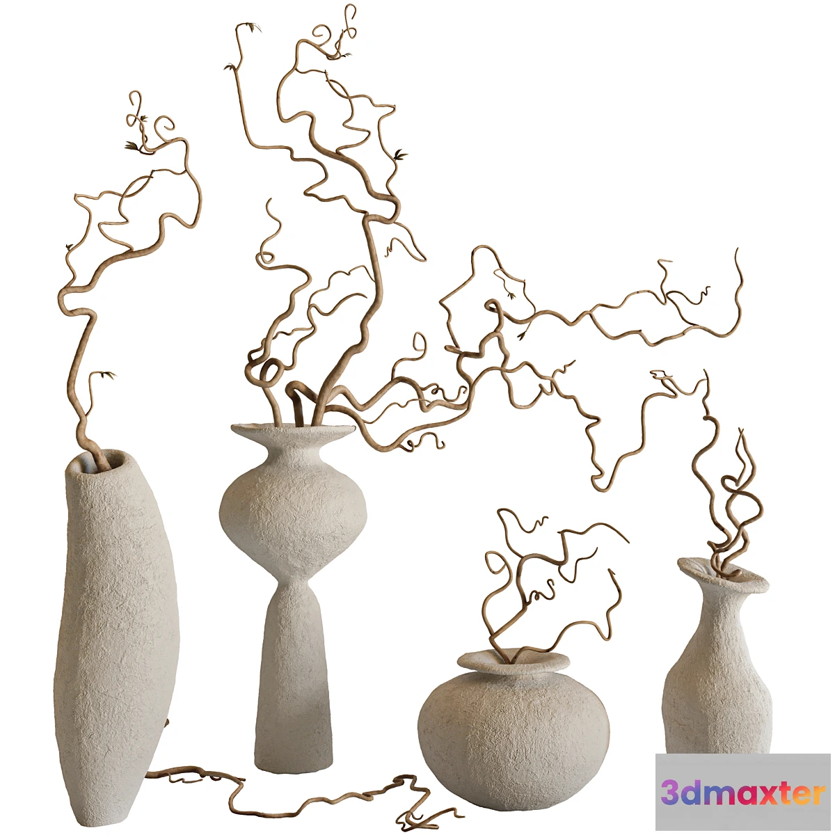 687274 - Branches and vases set