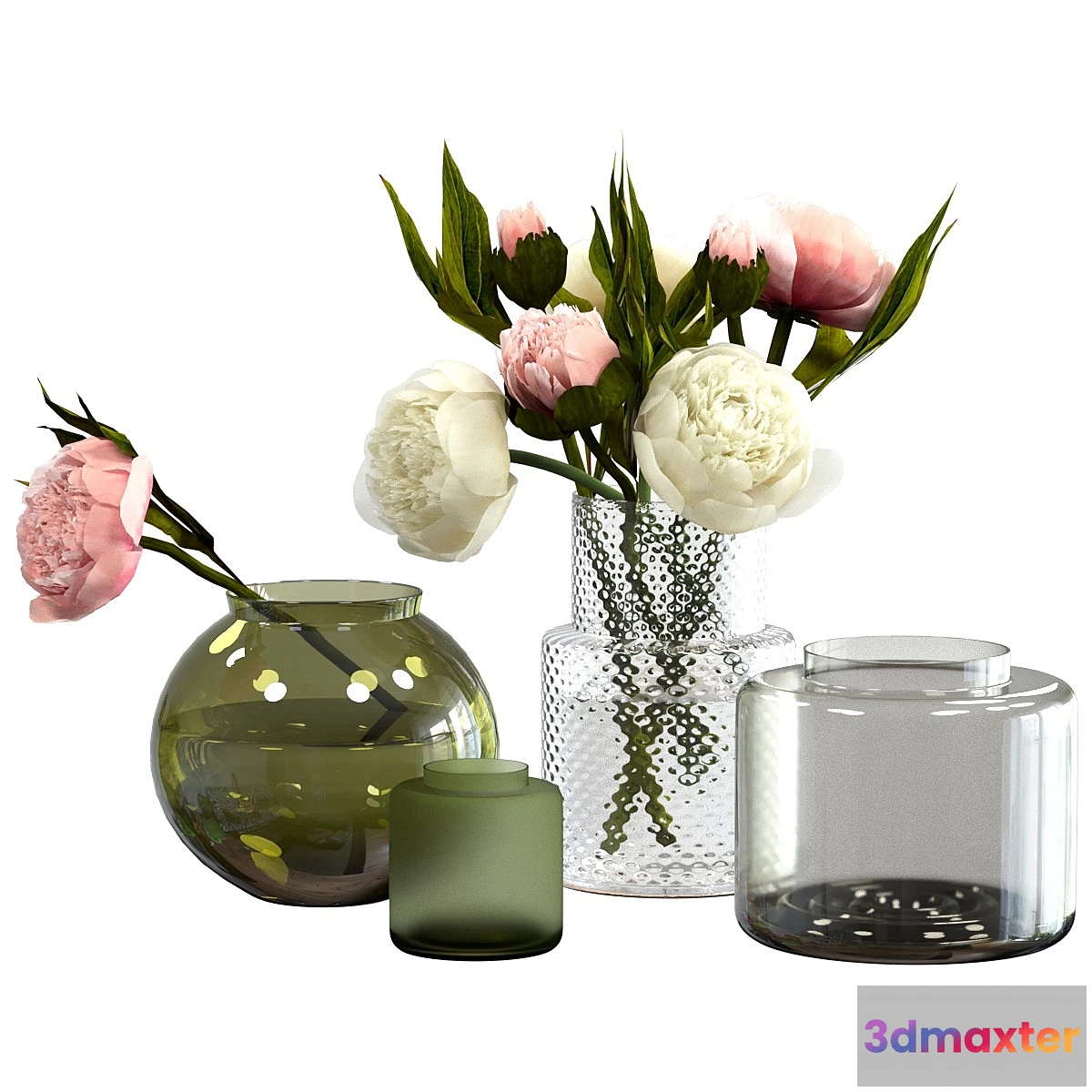 687370 - Peonies in IKEA vases