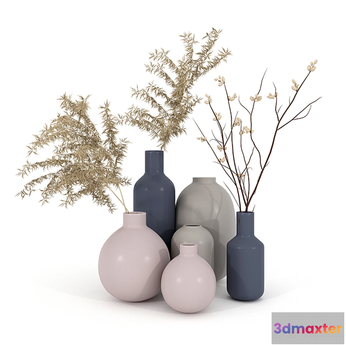 716252 - Set vaz h & m with dried flowers - No.2