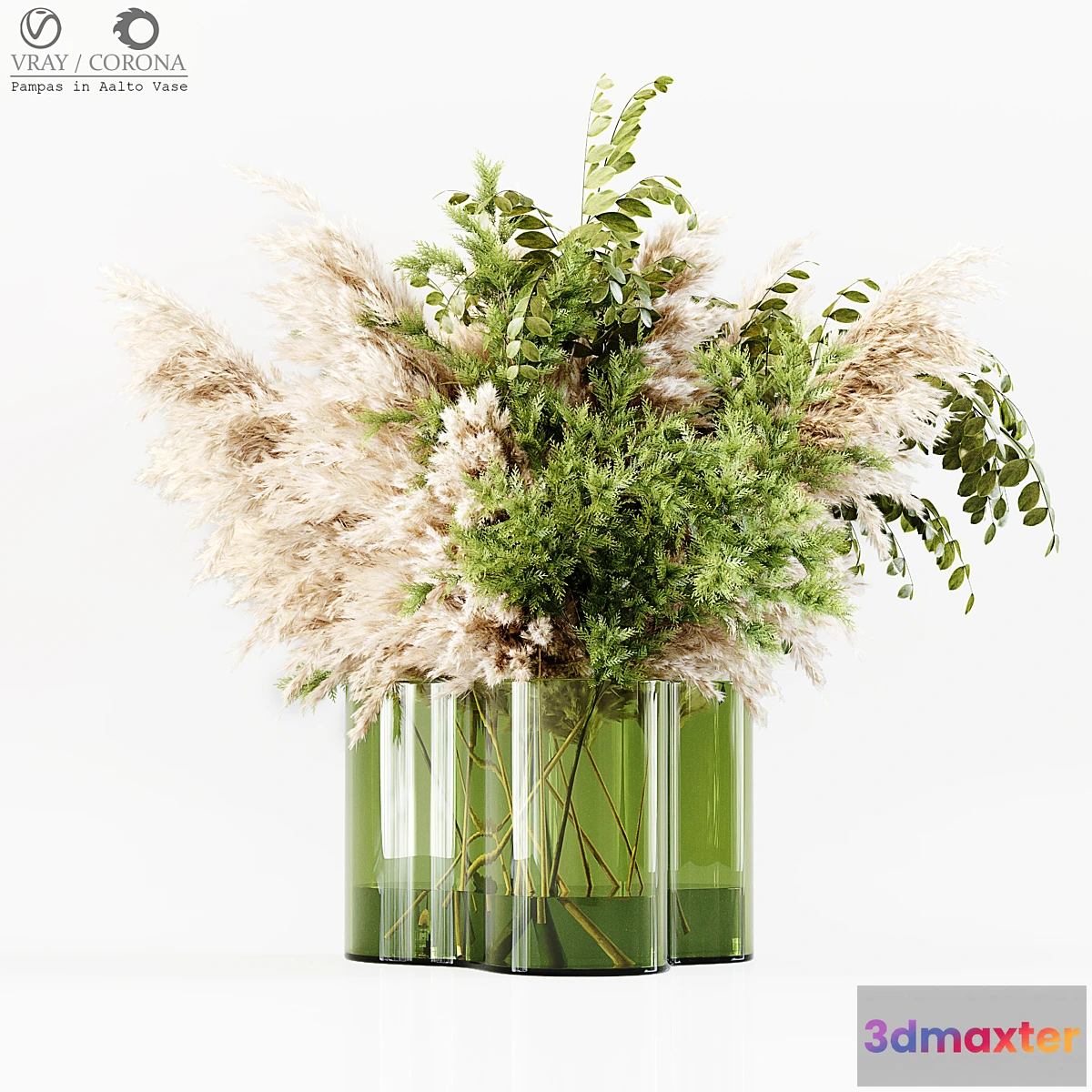 748399 - Pampas In Aalto Vase - No.2