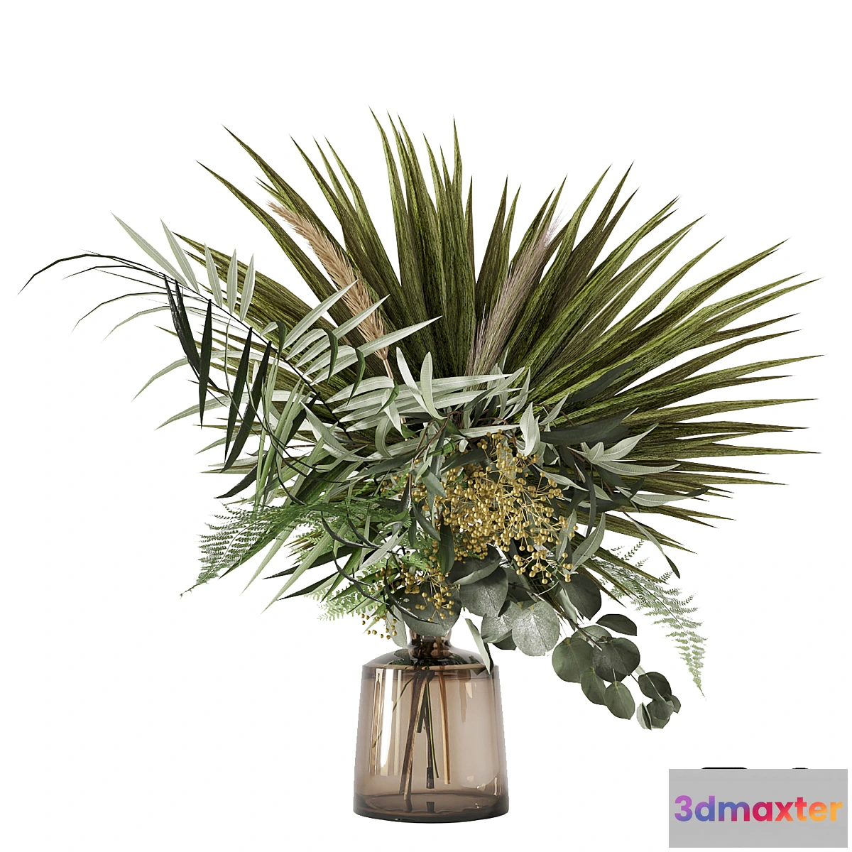 805716 - Green bouquet with palms - No.2