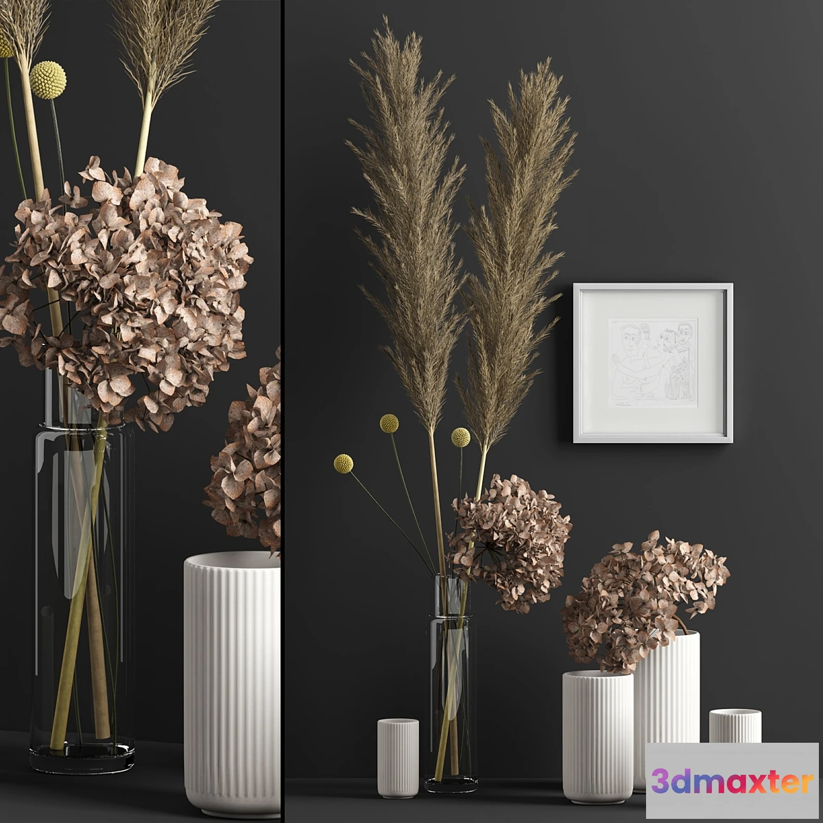 813676 - Decor with dry flowers - No.2