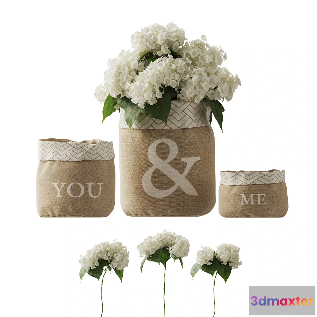 847033 - white hydrangea changeable vase - No.2