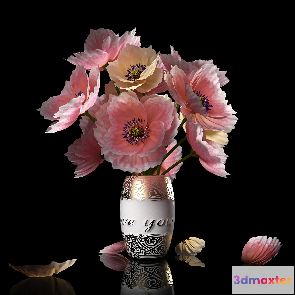 898176 - LIGHT PINK POPPIES