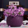 898552 - Pink flower vase - No.4
