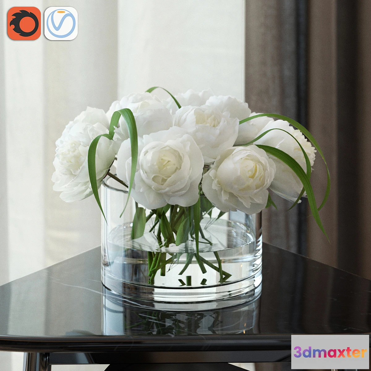 899316 - White peonies - No.3