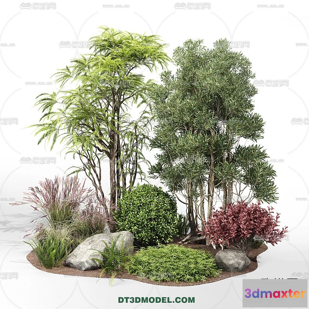 1238284 - PLANTS - BUSH - VRAY  CORONA - 3D MODEL - 266