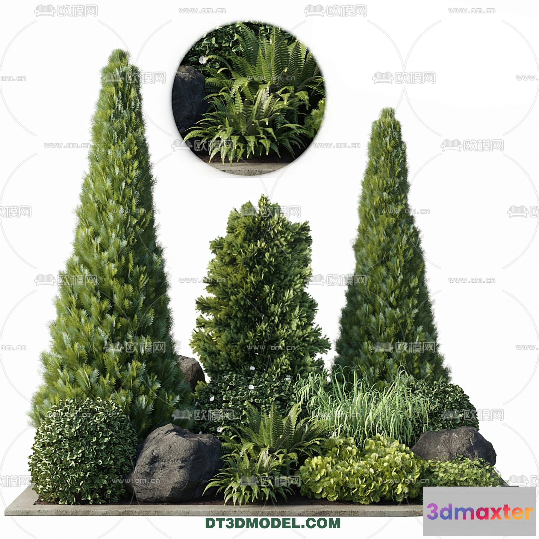 1238294 - PLANTS - BUSH - VRAY  CORONA - 3D MODEL - 271