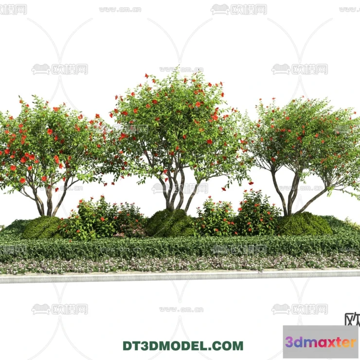1238344 - PLANTS - BUSH - VRAY  CORONA - 3D MODEL - 296