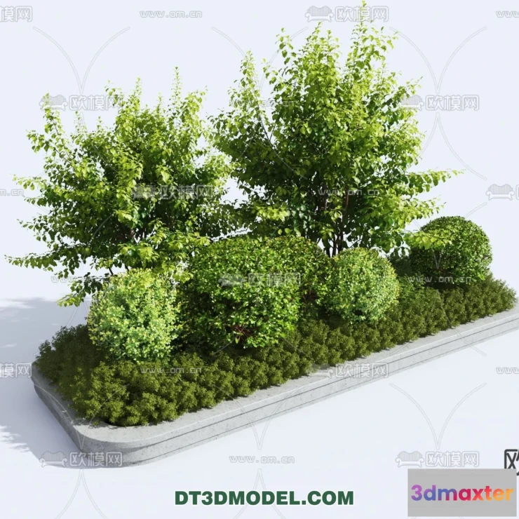 1238346 - PLANTS - BUSH - VRAY  CORONA - 3D MODEL - 297