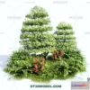 1238350 - PLANTS - BUSH - VRAY  CORONA - 3D MODEL - 299