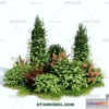 1238352 - PLANTS - BUSH - VRAY  CORONA - 3D MODEL - 300