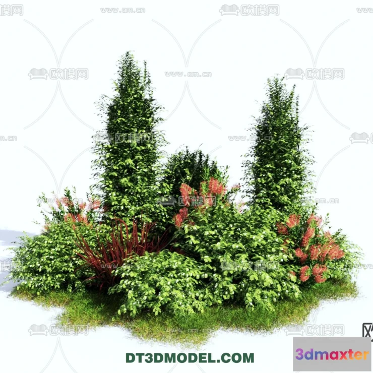 1238352 - PLANTS - BUSH - VRAY  CORONA - 3D MODEL - 300