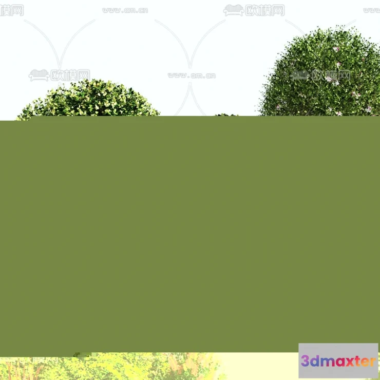 1238354 - PLANTS - BUSH - VRAY  CORONA - 3D MODEL - 301