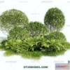 1238358 - PLANTS - BUSH - VRAY  CORONA - 3D MODEL - 303