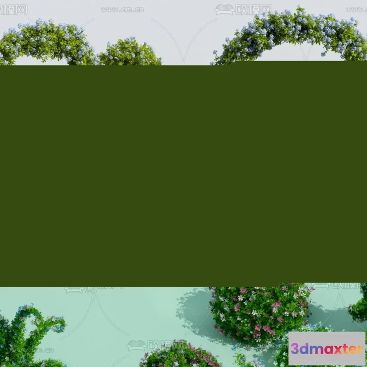 1238370 - PLANTS - BUSH - VRAY  CORONA - 3D MODEL - 309