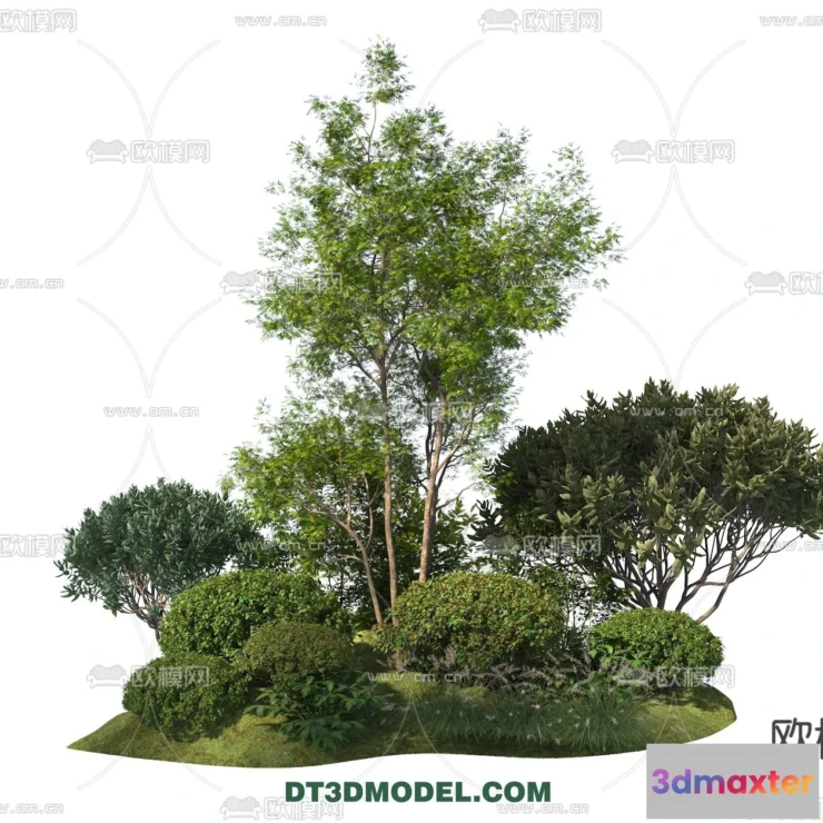 1238372 - PLANTS - BUSH - VRAY  CORONA - 3D MODEL - 310