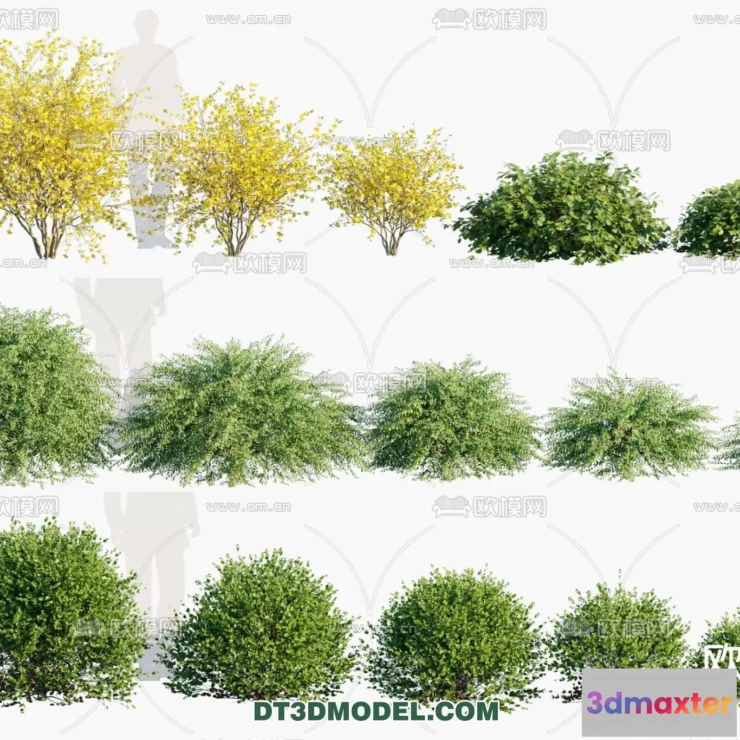 1238430 - PLANTS - BUSH - VRAY  CORONA - 3D MODEL - 339