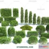 1238446 - PLANTS - BUSH - VRAY  CORONA - 3D MODEL - 347