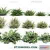 1238460 - PLANTS - BUSH - VRAY  CORONA - 3D MODEL - 354