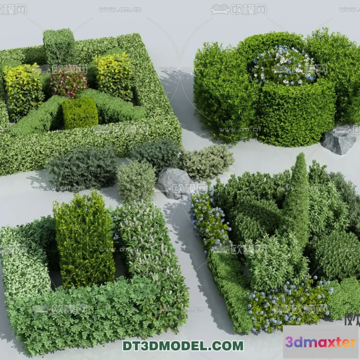 1238470 - PLANTS - BUSH - VRAY  CORONA - 3D MODEL - 359