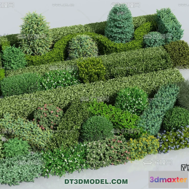 1238474 - PLANTS - BUSH - VRAY  CORONA - 3D MODEL - 361