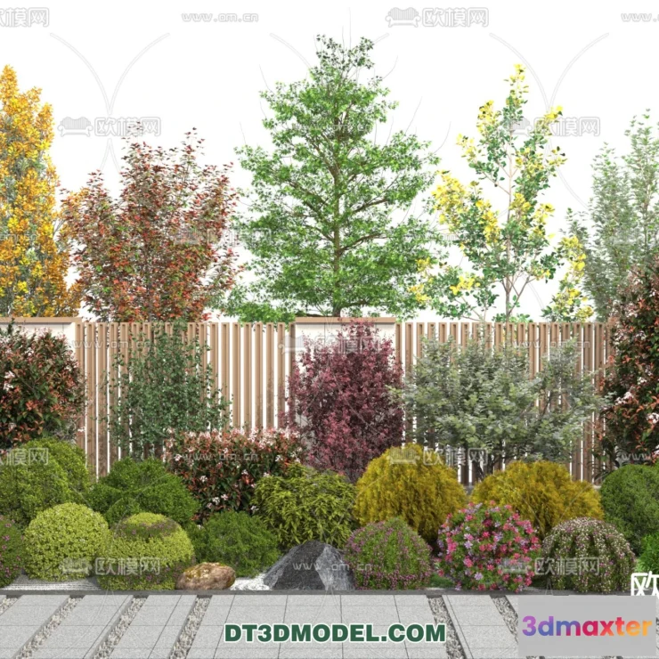 1238476 - PLANTS - BUSH - VRAY  CORONA - 3D MODEL - 362