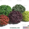 1238480 - PLANTS - BUSH - VRAY  CORONA - 3D MODEL - 364