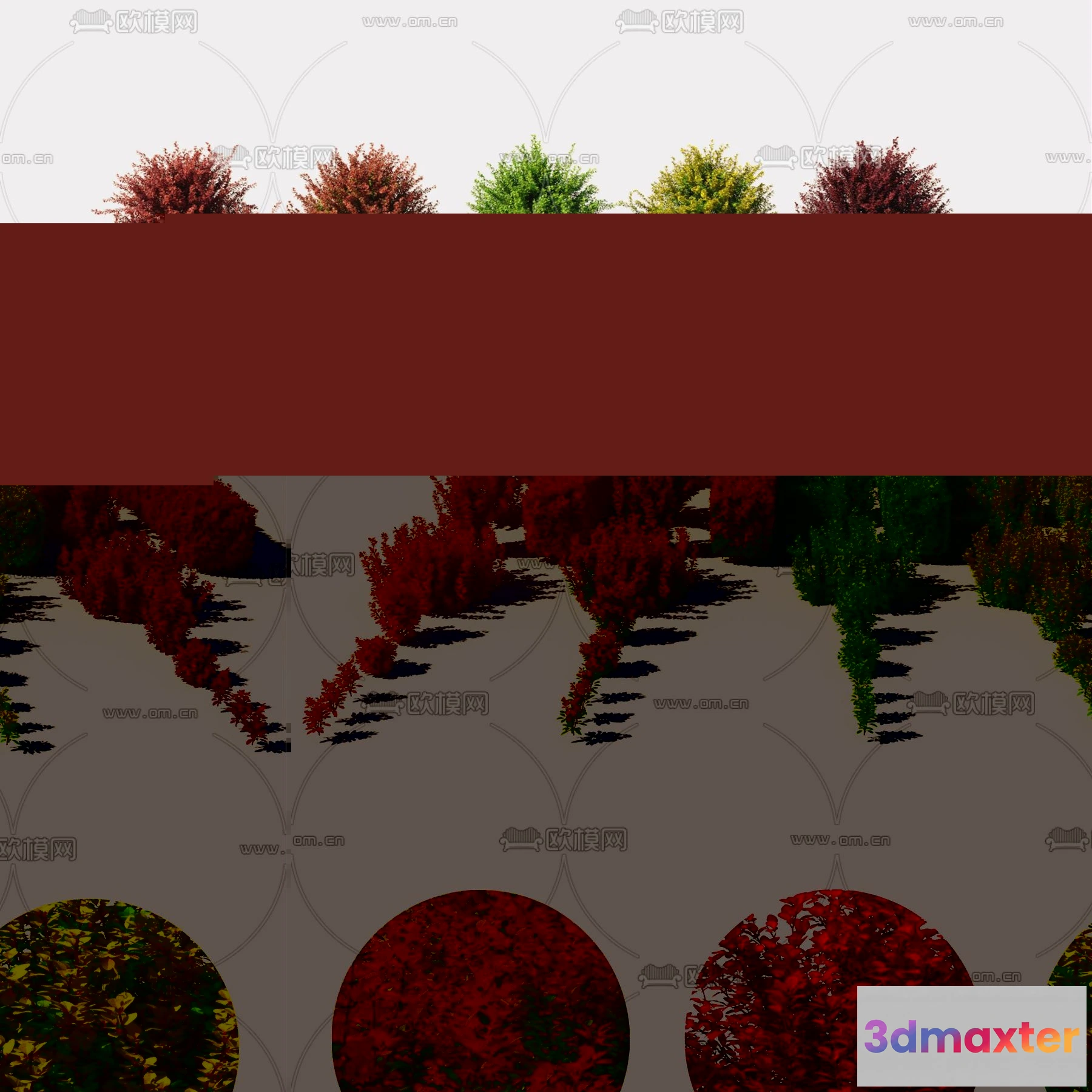 1238508 - PLANTS - BUSH - CORONA - 3D MODEL - 378