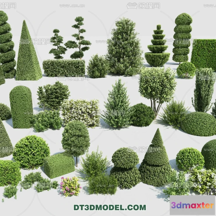 1238512 - PLANTS - BUSH - VRAY  CORONA - 3D MODEL - 380