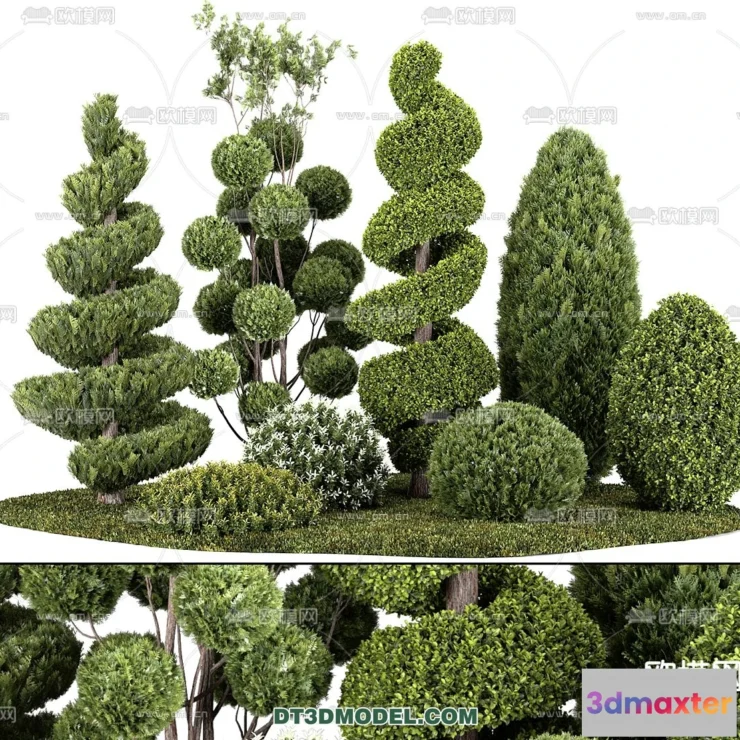 1238516 - PLANTS - BUSH - VRAY  CORONA - 3D MODEL - 382