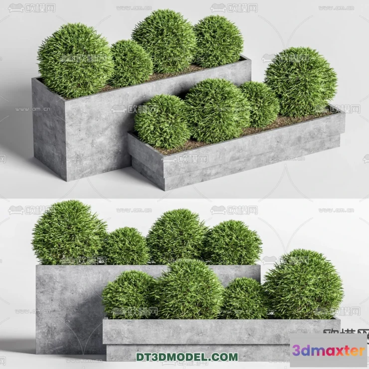 1238532 - PLANTS - BUSH - VRAY  CORONA - 3D MODEL - 390