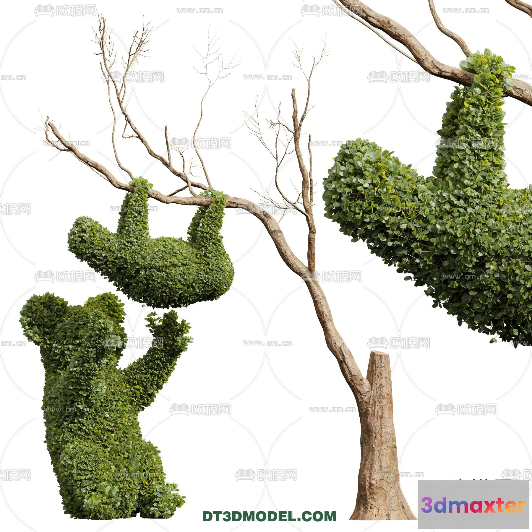 1238534 - PLANTS - BUSH - VRAY  CORONA - 3D MODEL - 391