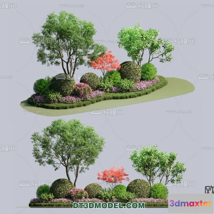 1238544 - PLANTS - BUSH - CORONA - 3D MODEL - 396