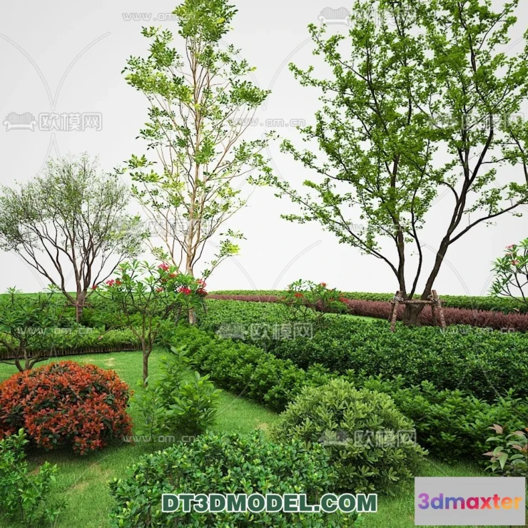 1238548 - PLANTS - BUSH - VRAY  CORONA - 3D MODEL - 398