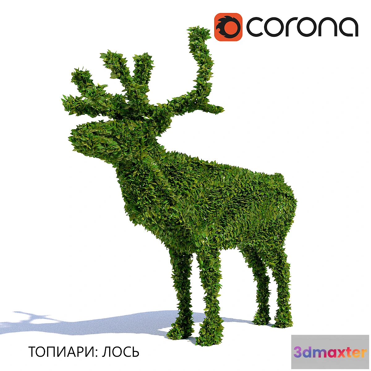 1287902 - Topiary Moose 3D Max