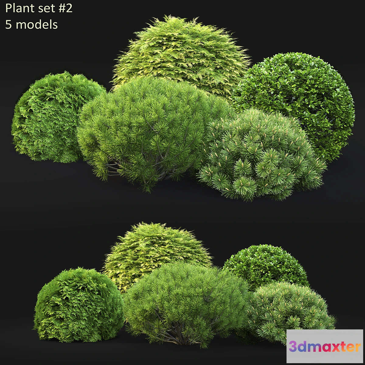 1310474 - Plant set 3D Max