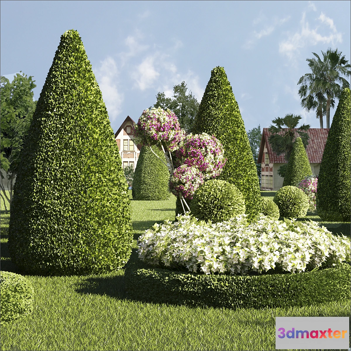 1413452 - Corner Park Nong Nooch. 3D Max