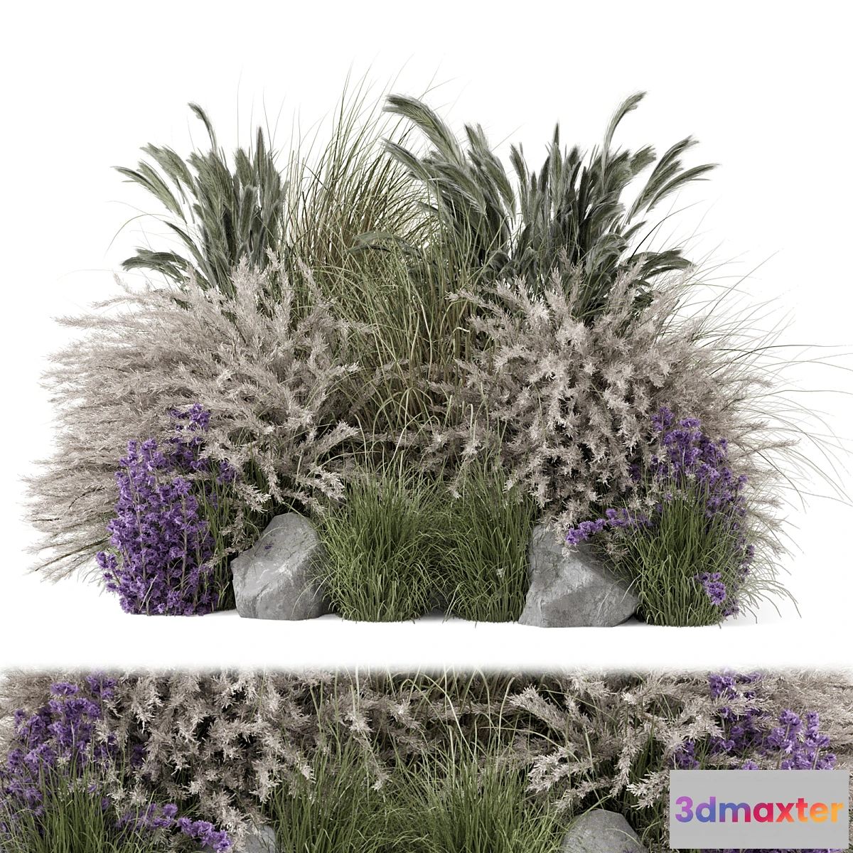 1445688 - Outdoor Garden Set Bush 2564 3D Max