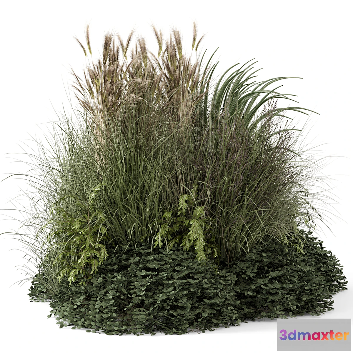 1464276 - Outdoor Plants Bush-Bush Set 1644 3D Max
