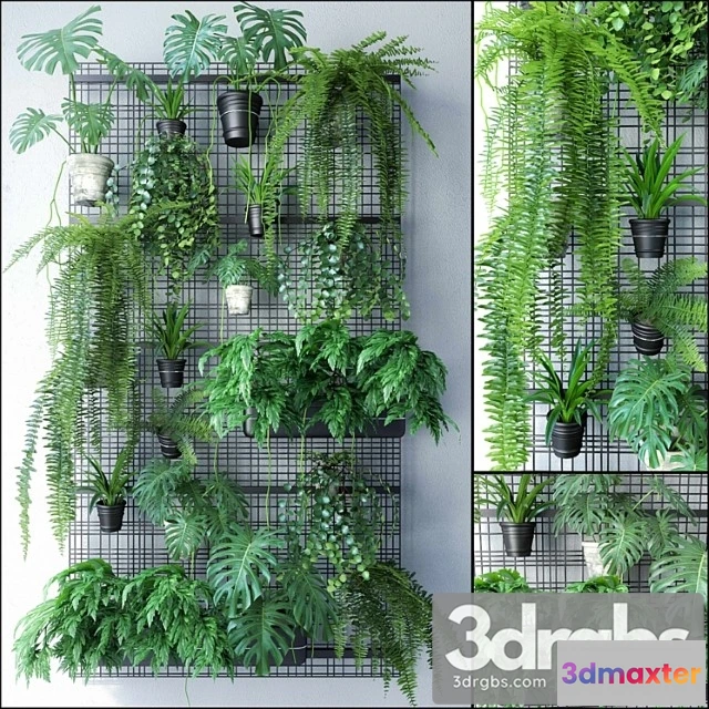 1010354 - Jc Wall Grid Plant Pot