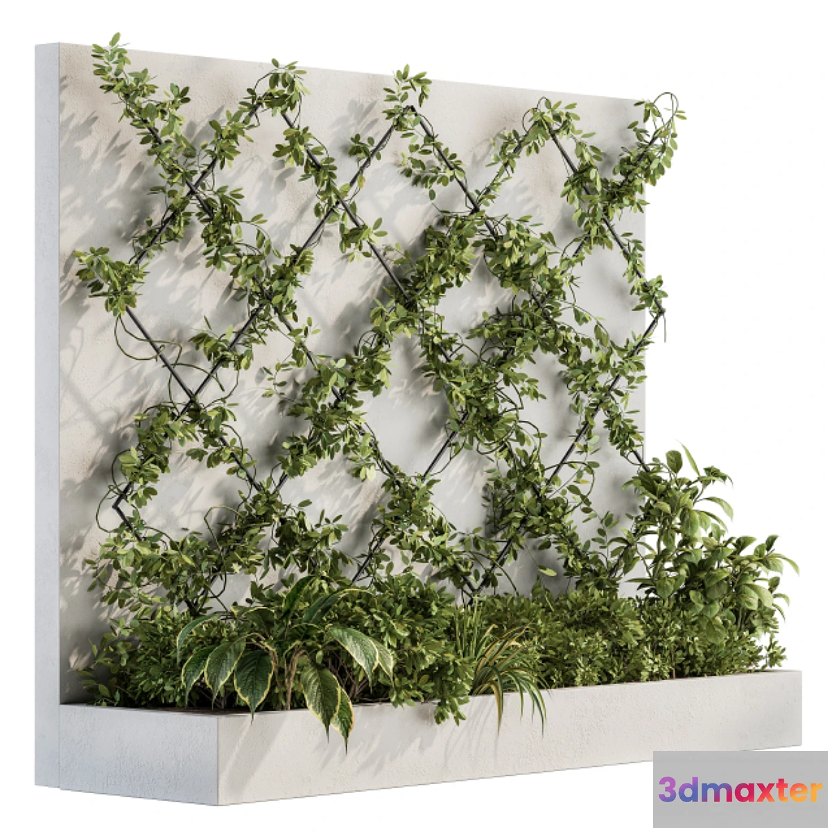1293809 - Vertical Garden - Wall Decor 24 3D Max